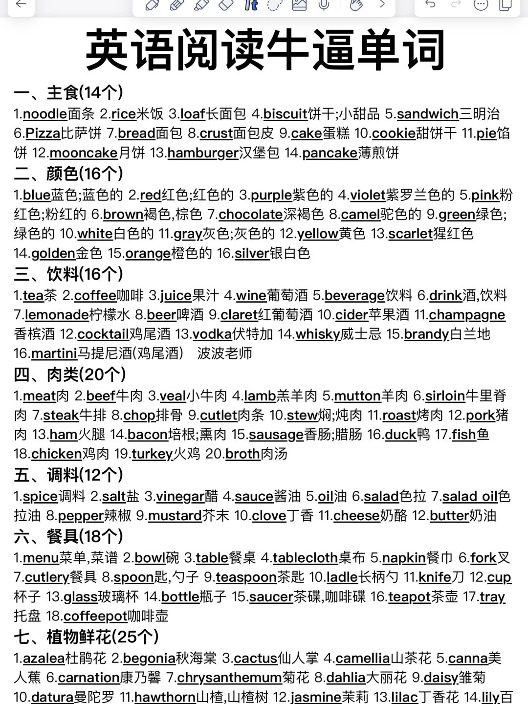 3天背完‼️初中英语3500词！你的阅读就🐮了！