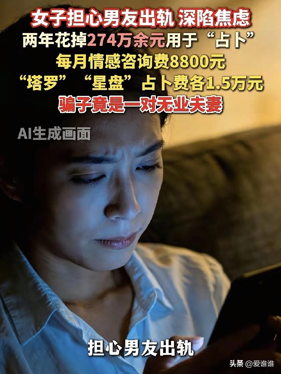 “啥人都有！”女子为测试男友是否出轨，通过网络认识自称“占卜大师”的无业夫妻，两