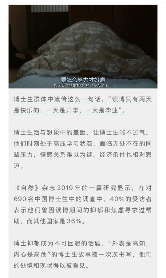 我在名校读博士，我的生活完蛋了