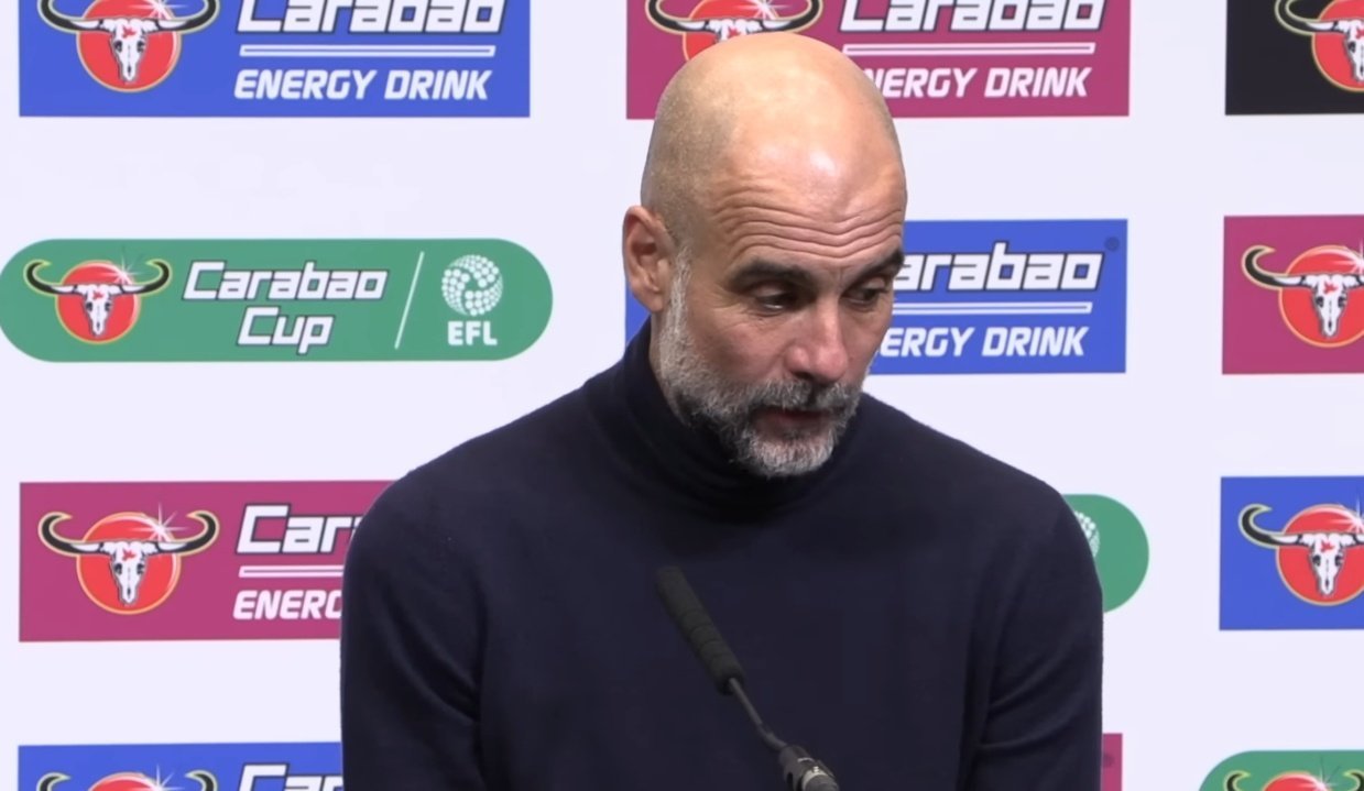 瓜迪奥拉在曼城昨天赢得卡拉宝杯后说：“阿森纳是欧洲最好的球队，与拜仁慕尼黑一起，