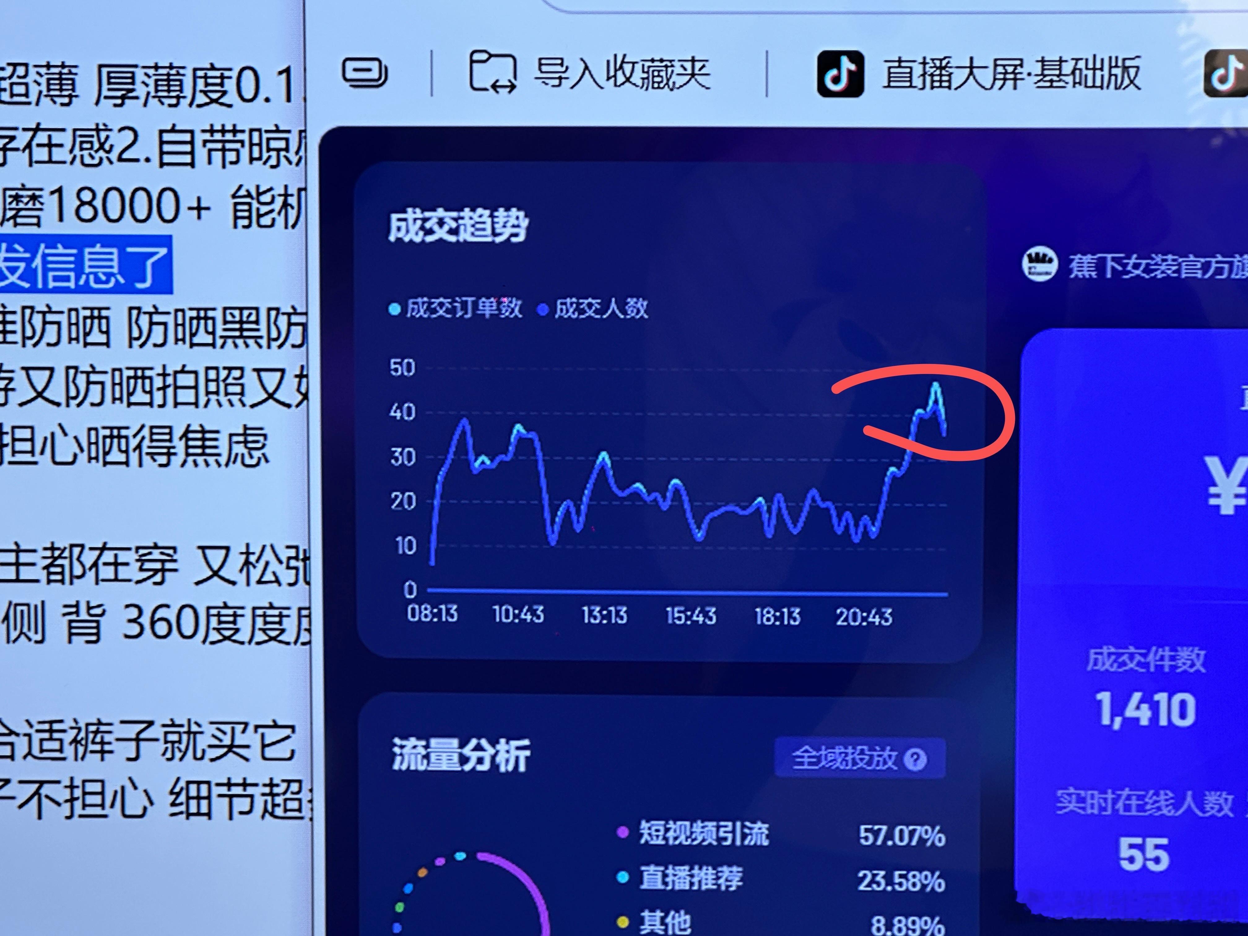 谦虚使人进步 骄傲使人心情不错又又有突破自己啦 站播连续5.5h 业绩也不错直接