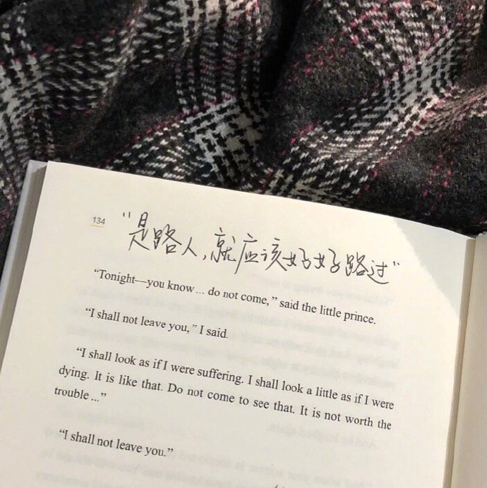 “光是抓不住的，雾也总会散的，人总要和自己握不住的东西说再见。 ” 