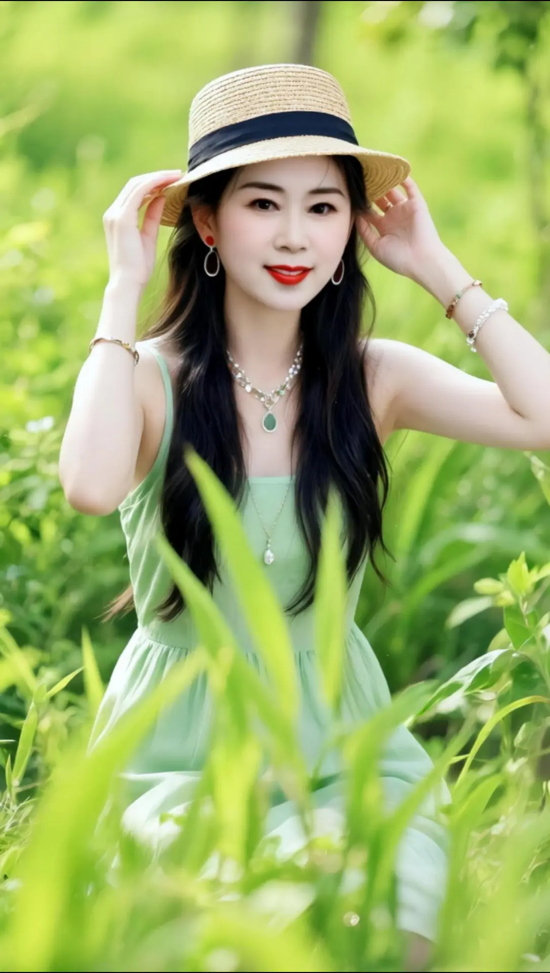 AI田园氛围感自拍 ai创作