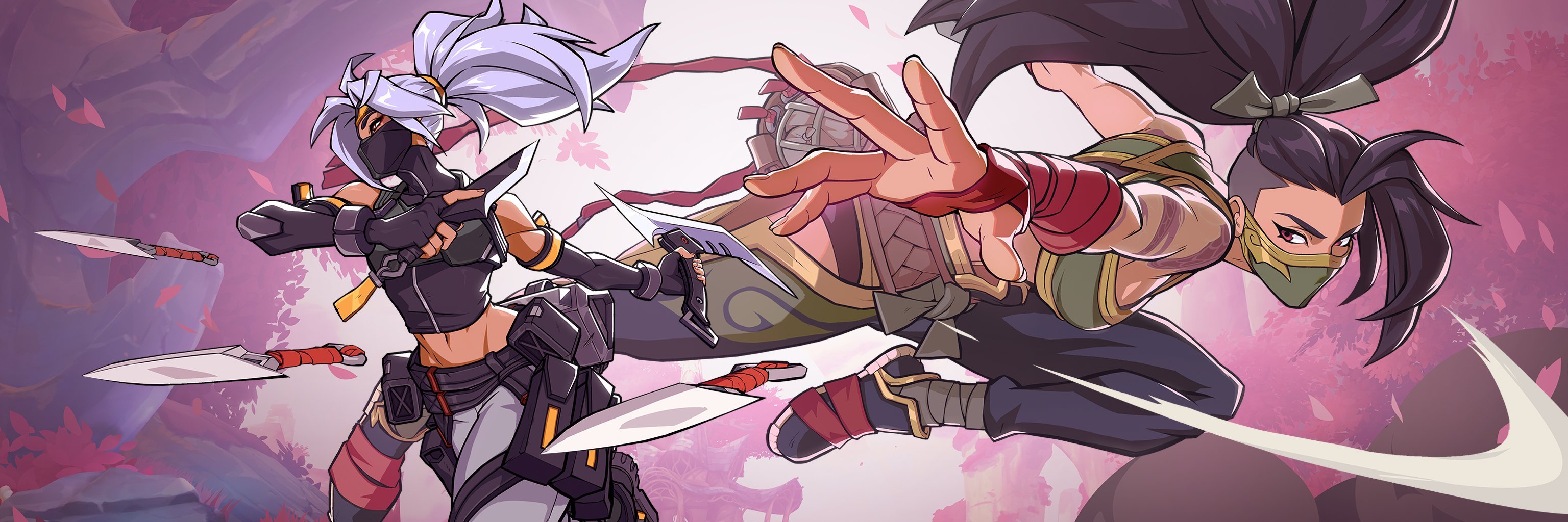 拳头格斗游戏《2XKO》阿卡丽和新皮肤宣传图英雄联盟