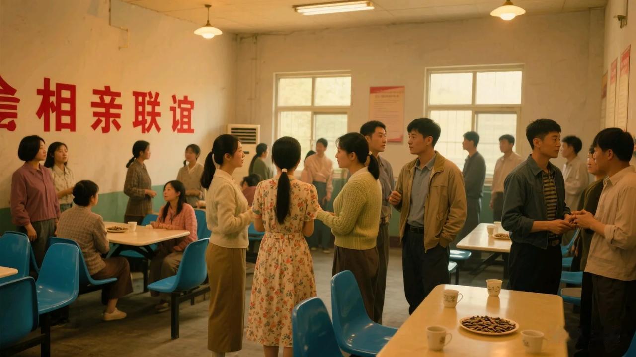 小县城相亲就像吃“旋转火锅”，反反复复就那么几个人。

闺蜜回老家相亲，不到一个