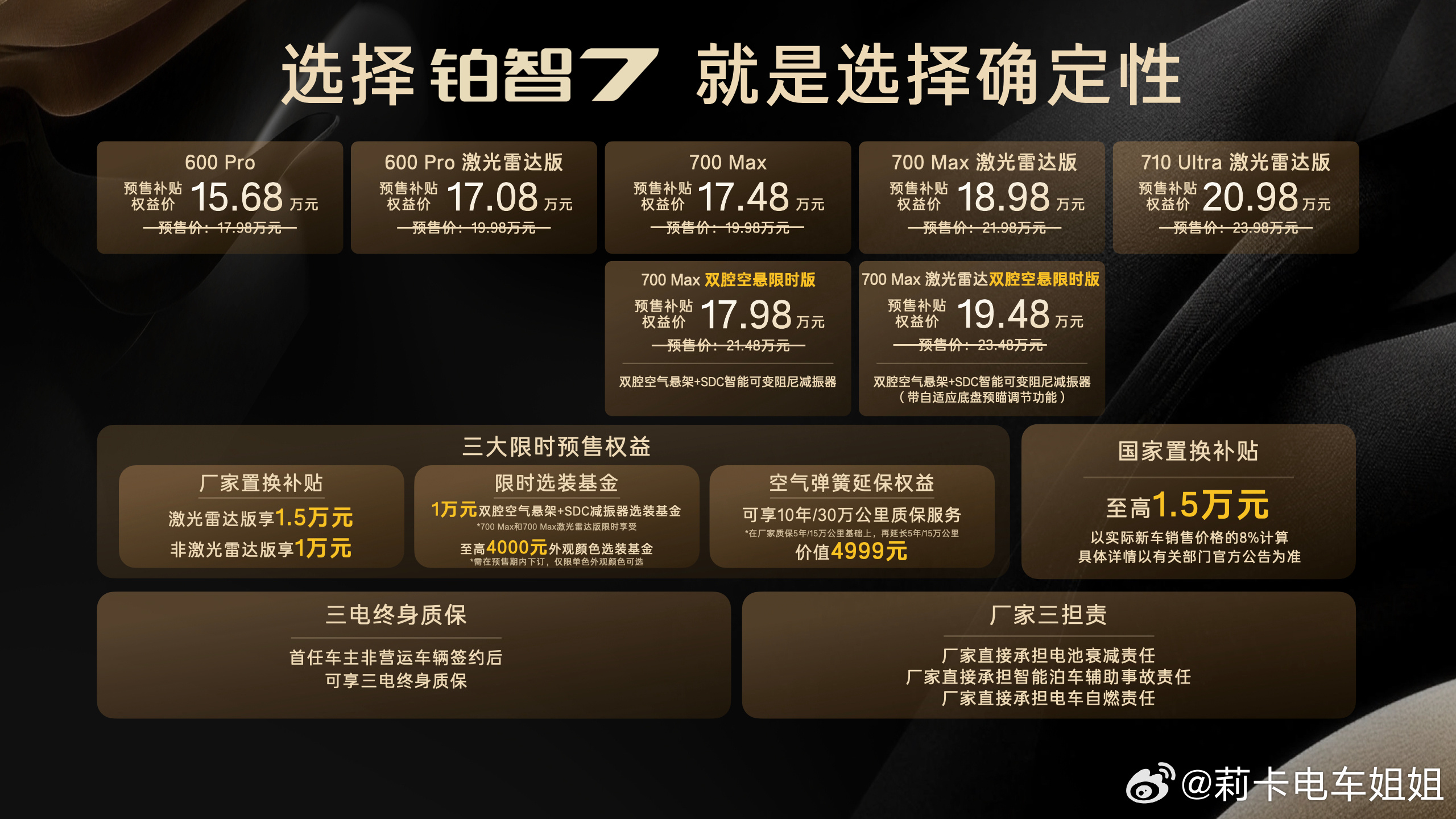 刚看到广汽丰田铂智7的预售信息，价格和配置都挺直接15.68万起这个价位能买到带