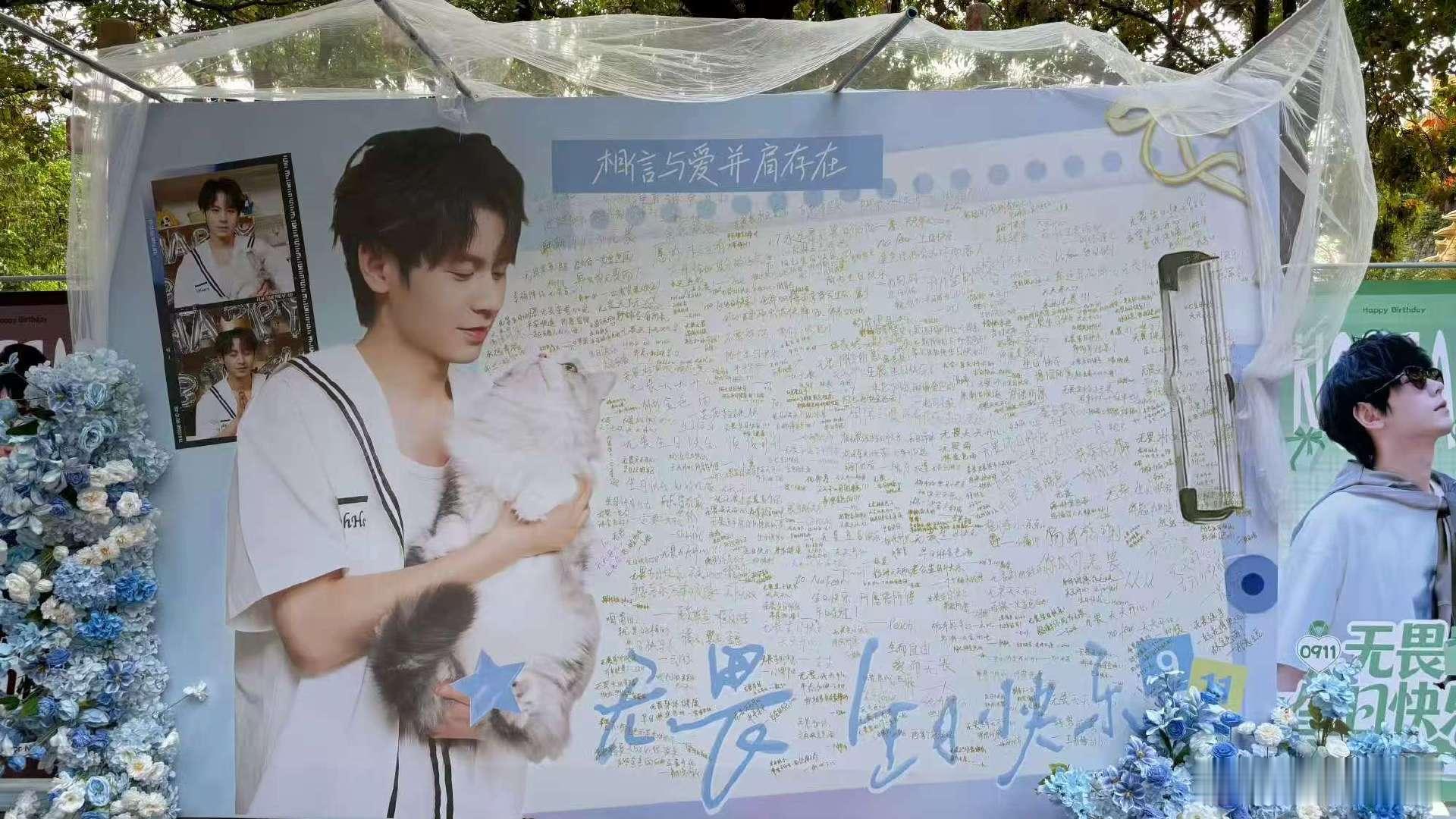 无畏打卡粉丝花墙无畏打个卡无畏打卡粉丝花墙 ​​​