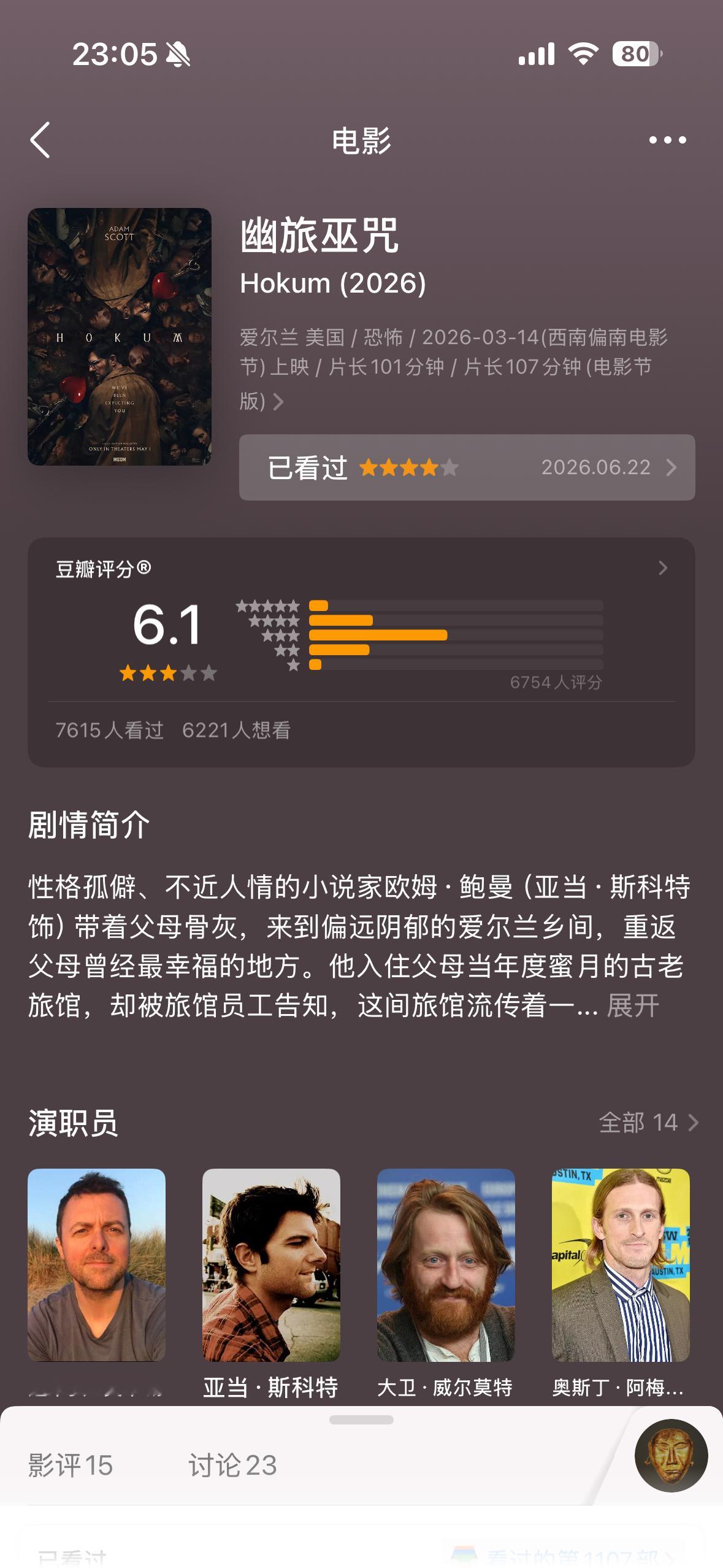 还不错。虽然有几处俗套的跳吓但故事蛮好。 
