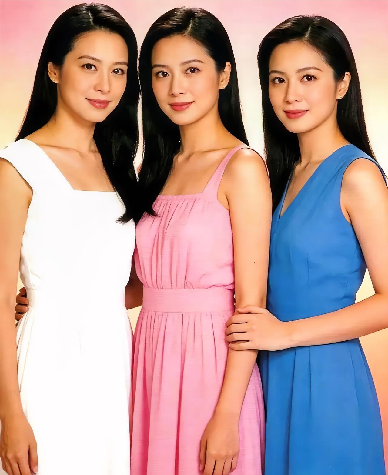 看到郑家三姐妹的照片，瞬间翻白眼——基因这事儿，太狠了。老大郑丽文、老二郑丽娇、