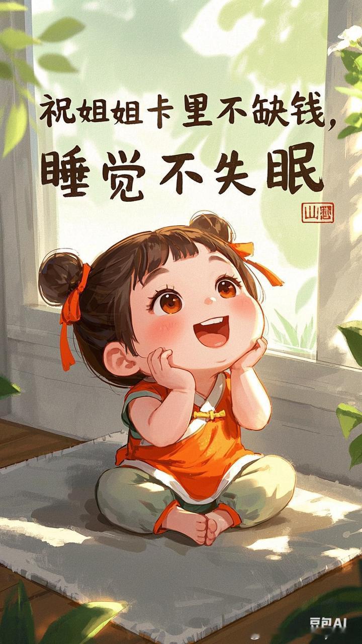 ai兴趣创作计划 豆包帮我生成图片：萌宝风格，机灵呆萌，可爱的中国小姑娘，脸部立