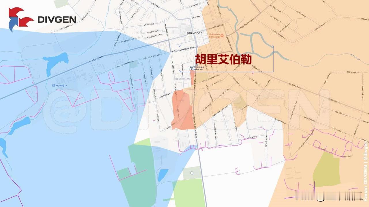 胡里艾伯勒，俄军东部集群已快将该城拦腰截断，第二个阿瓦迪夫卡的中部斩断成形。