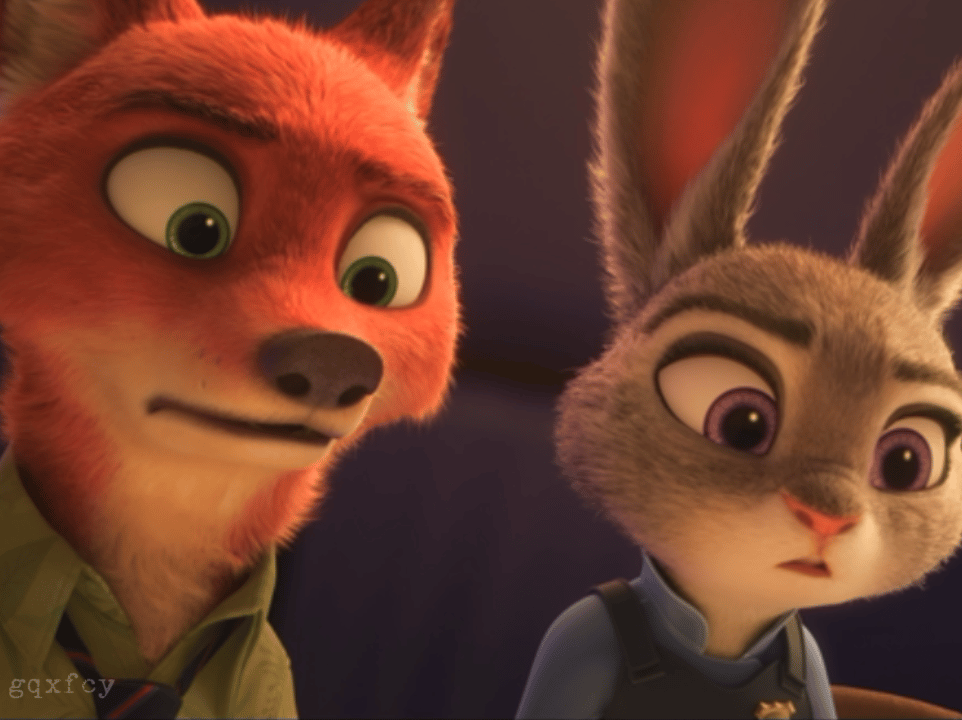 狐兔每次交换眼神都好可爱啊而且好像真的有越来越同步…（哎哎εο这两个毛茸茸咋能这