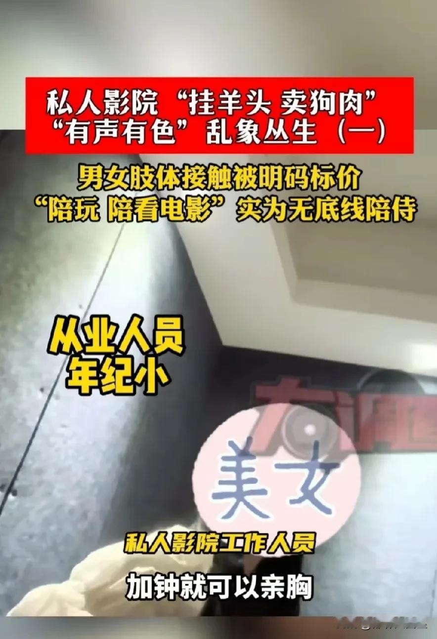 近日，湖南长沙，网传“一私人影院挂羊头卖狗肉，名为恋爱式观影助教，实为有偿陪侍”