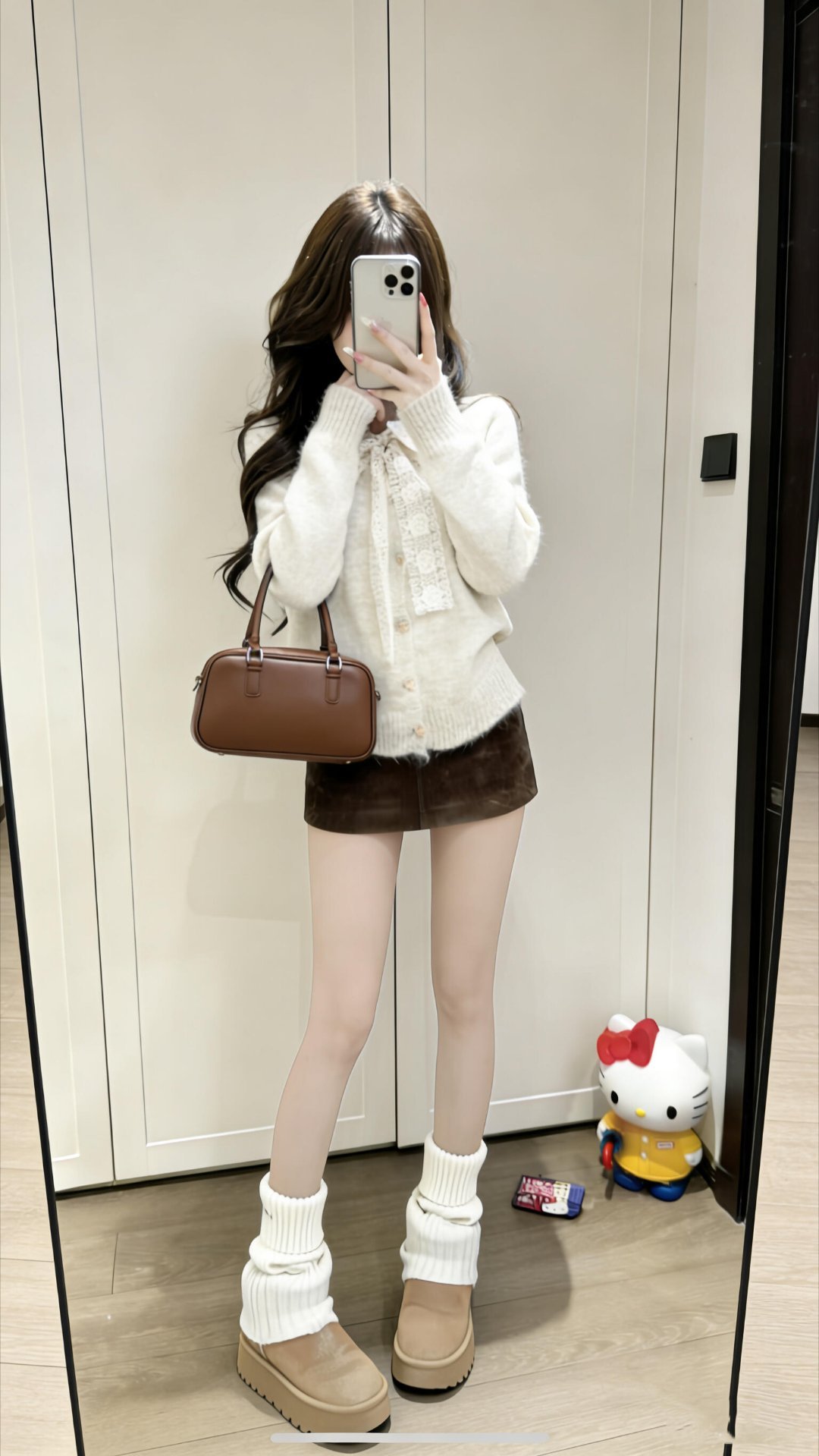 这件开衫好显乖🐰！！！ 