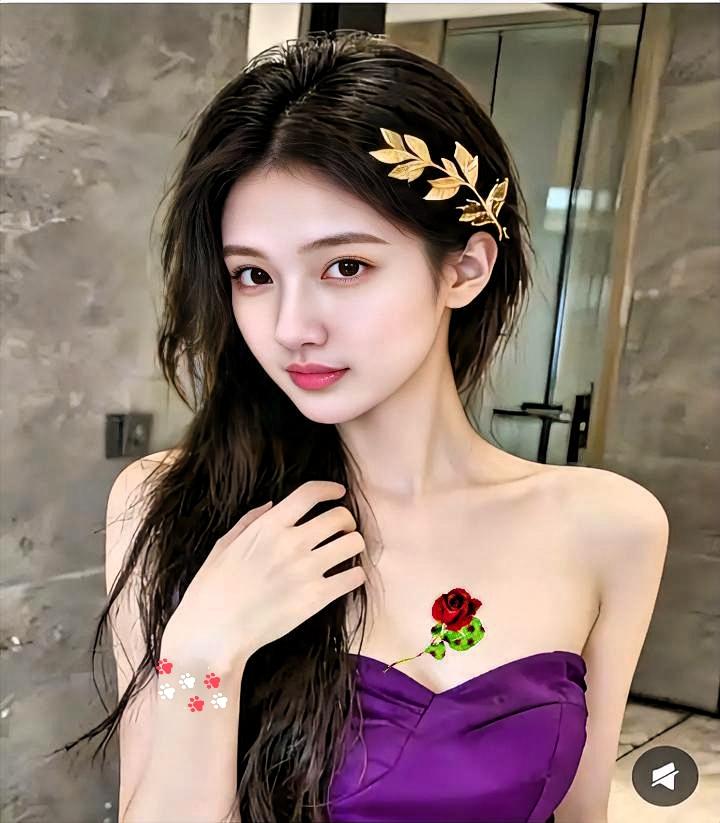 精致的女人！

姐妹们快看过来！这颜值我直接一整个心动住了✨ 柔顺的长发搭配金色