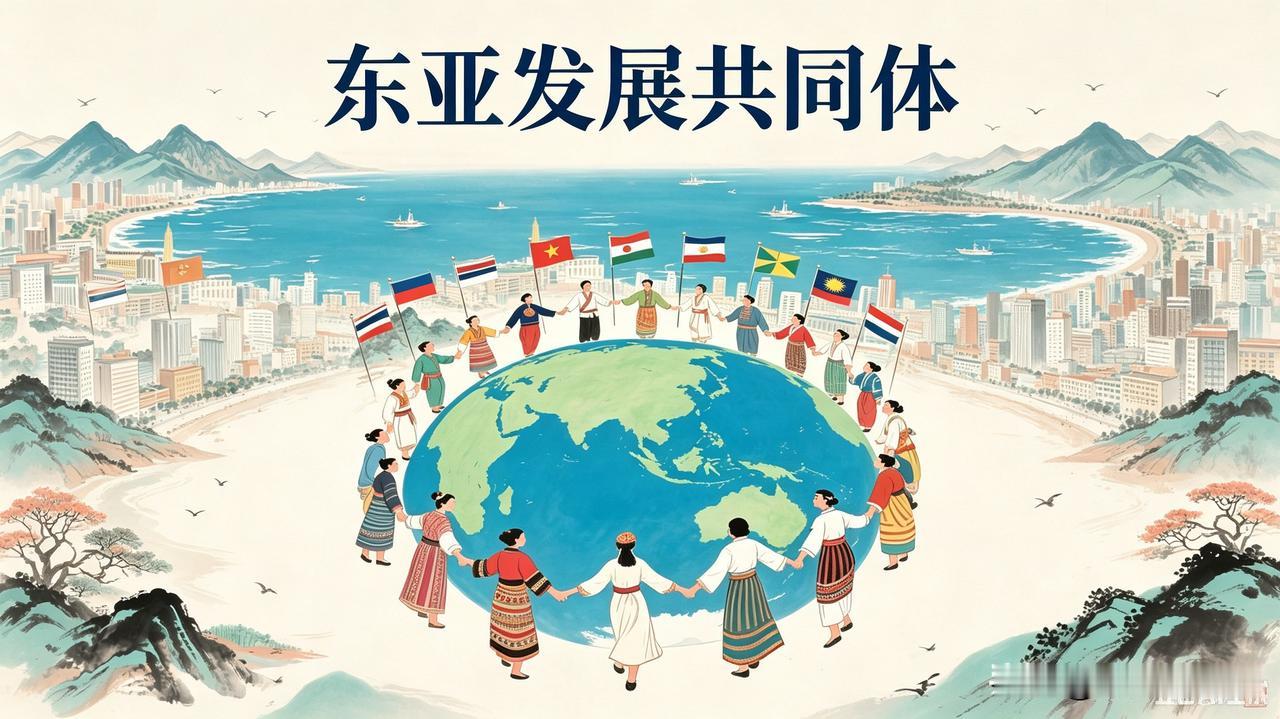 东亚发展共同体：同源文脉之下，携手共建区域共生屏障🌏
 
放眼东亚大地，山海相