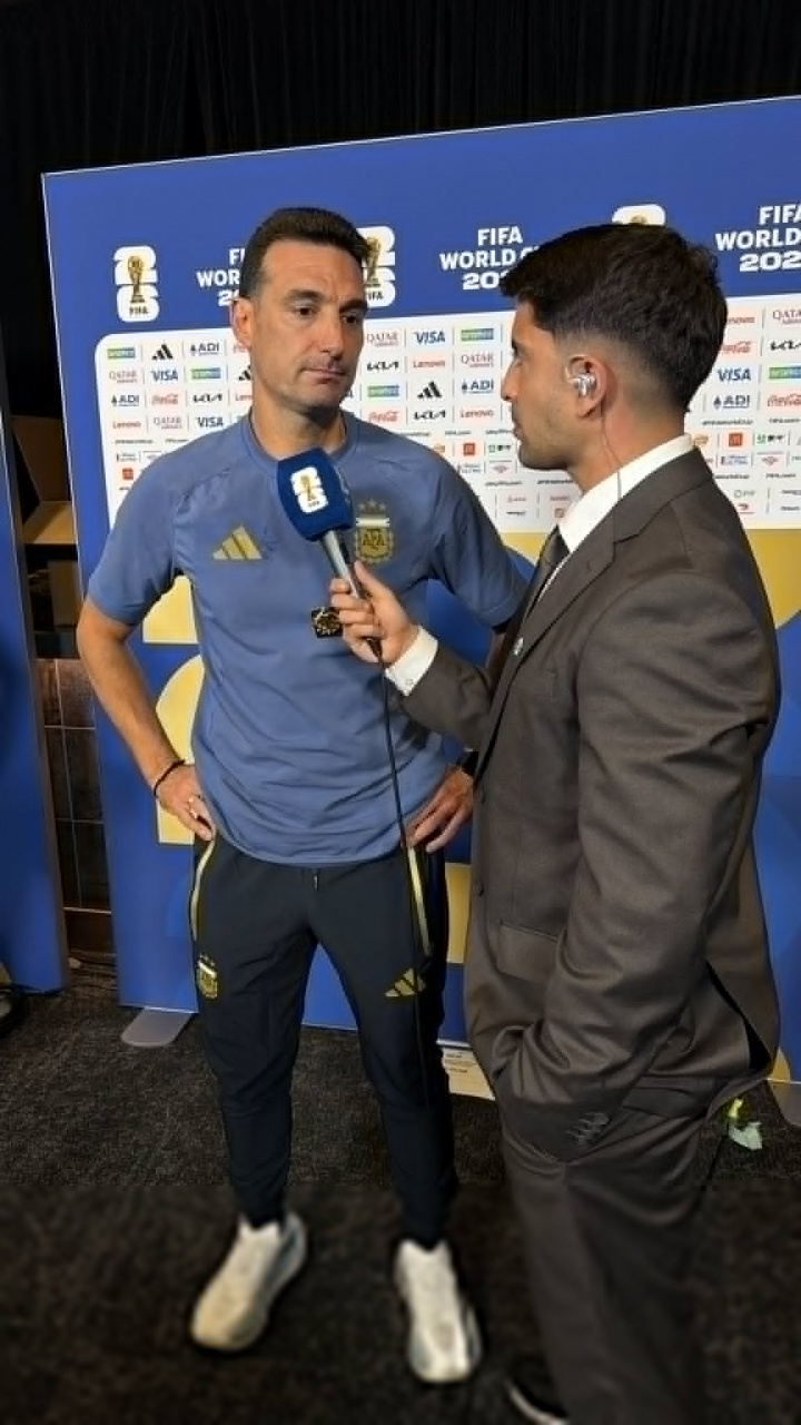 【斯卡洛尼回应梅西帽子戏法】美加墨世界杯小组赛J组第1轮，阿根廷3-0完胜阿尔及