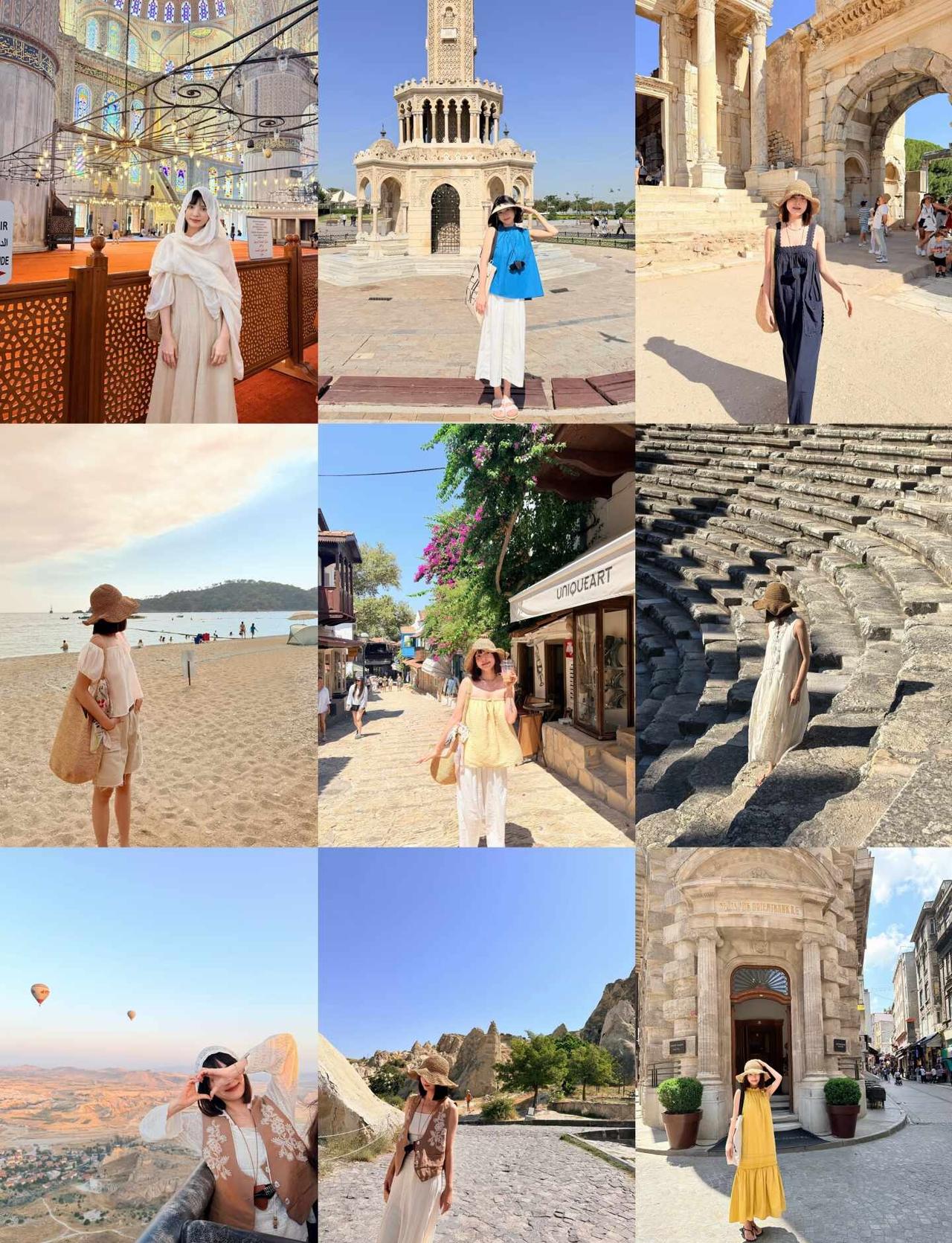 土耳其旅行OOTD｜告别旅行次抛衣✨
属于土耳其的旅行穿搭碎片📸
	
这趟出行