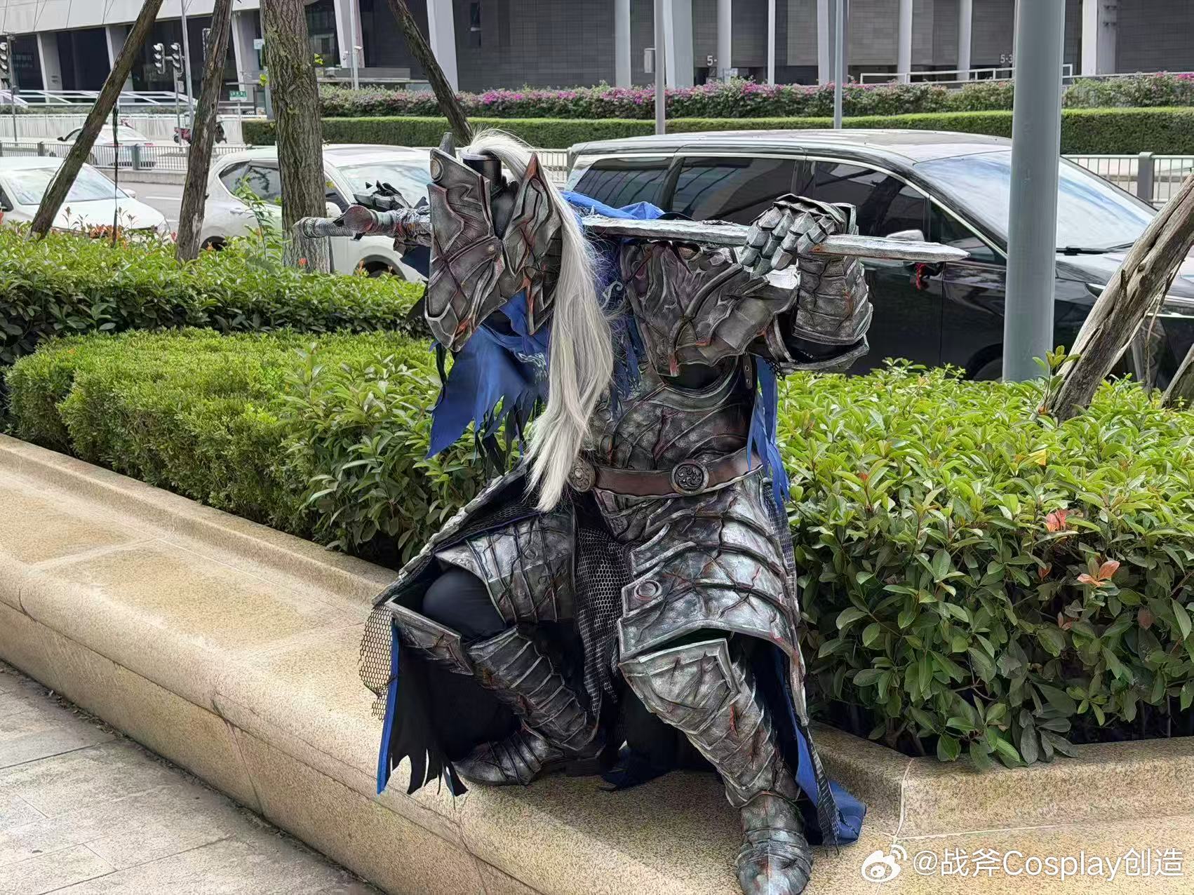 感谢客户，《黑暗之魂》亚尔特留斯返图。也是充分展示，我们重甲的可动性了。cose