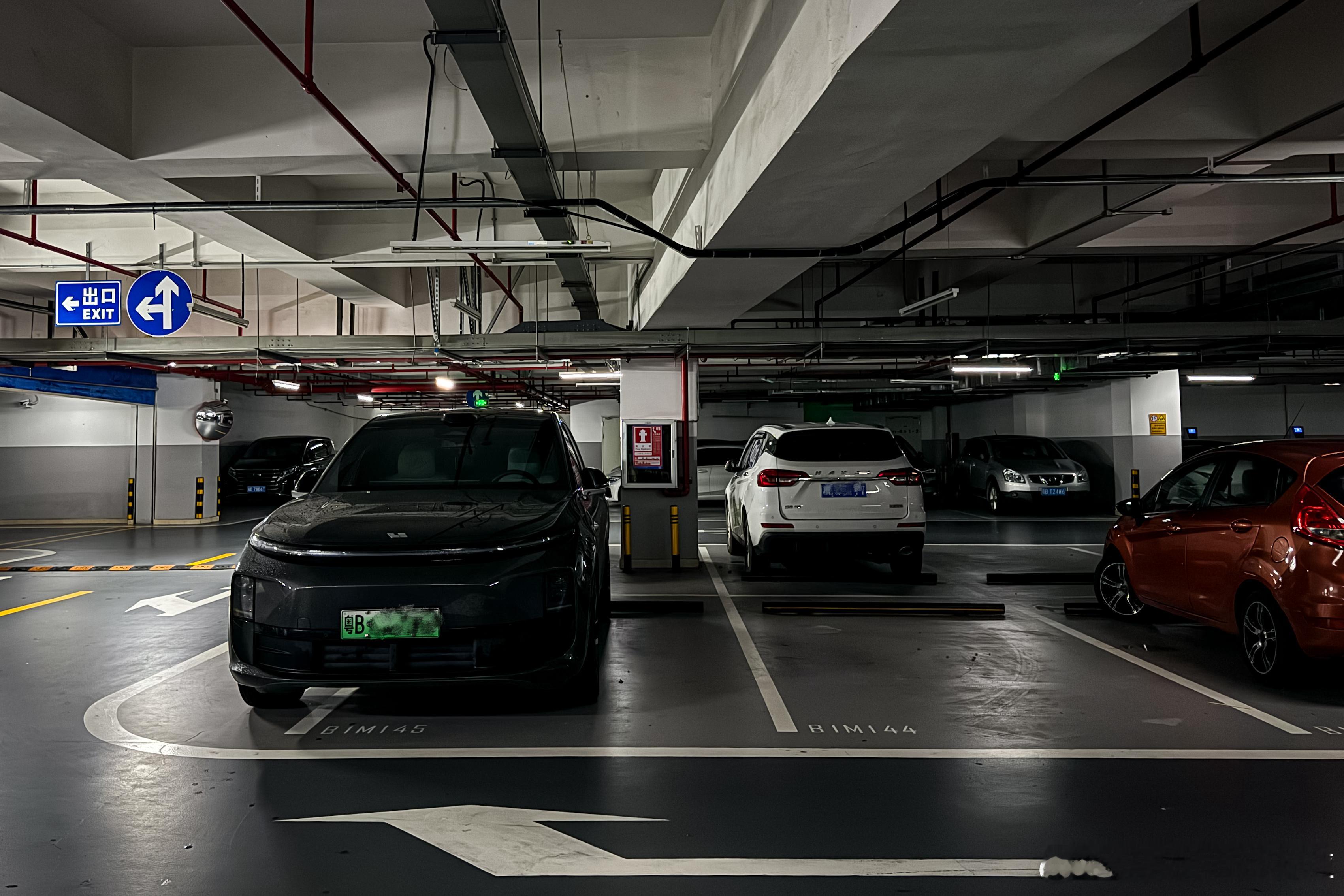 我开理想 L6 这样停车，不会有人喷我压线没素质吧？新能源汽车大v聊车 ​​​