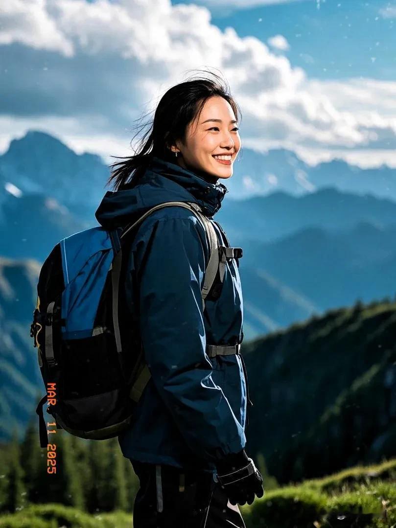 分享一张你登山的相片一起去登山吧