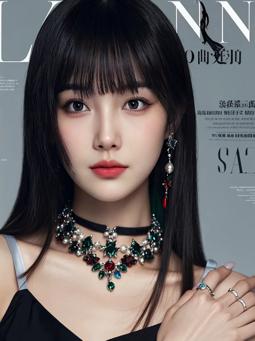 AI黑纱瞳影