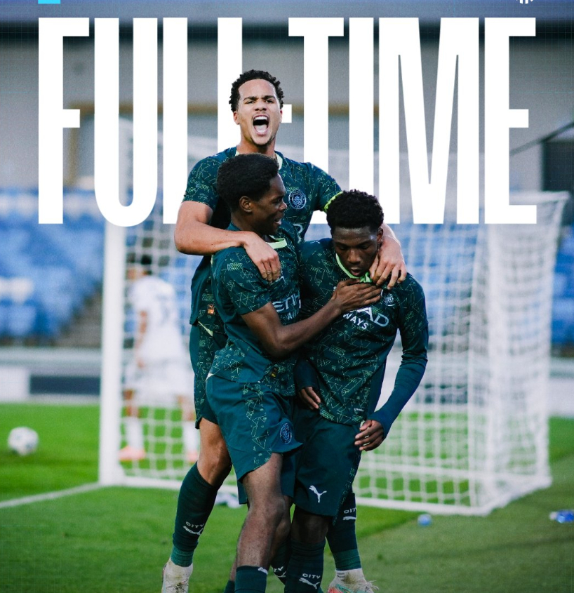 打个样子?曼城青年队4-0大胜皇马青年队12月11日讯欧冠青年联赛最后一轮，曼城