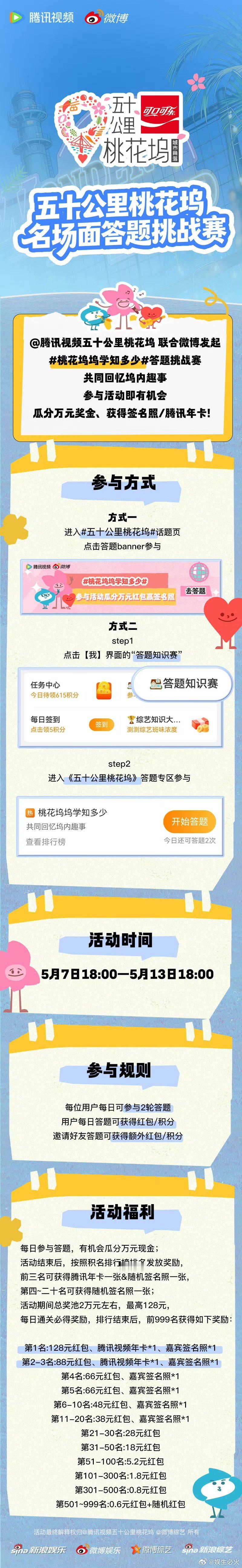五十公里桃花坞答题赛赢奖金 考验各位坞里人的时刻到了桃花坞坞学知多少 名场面答题