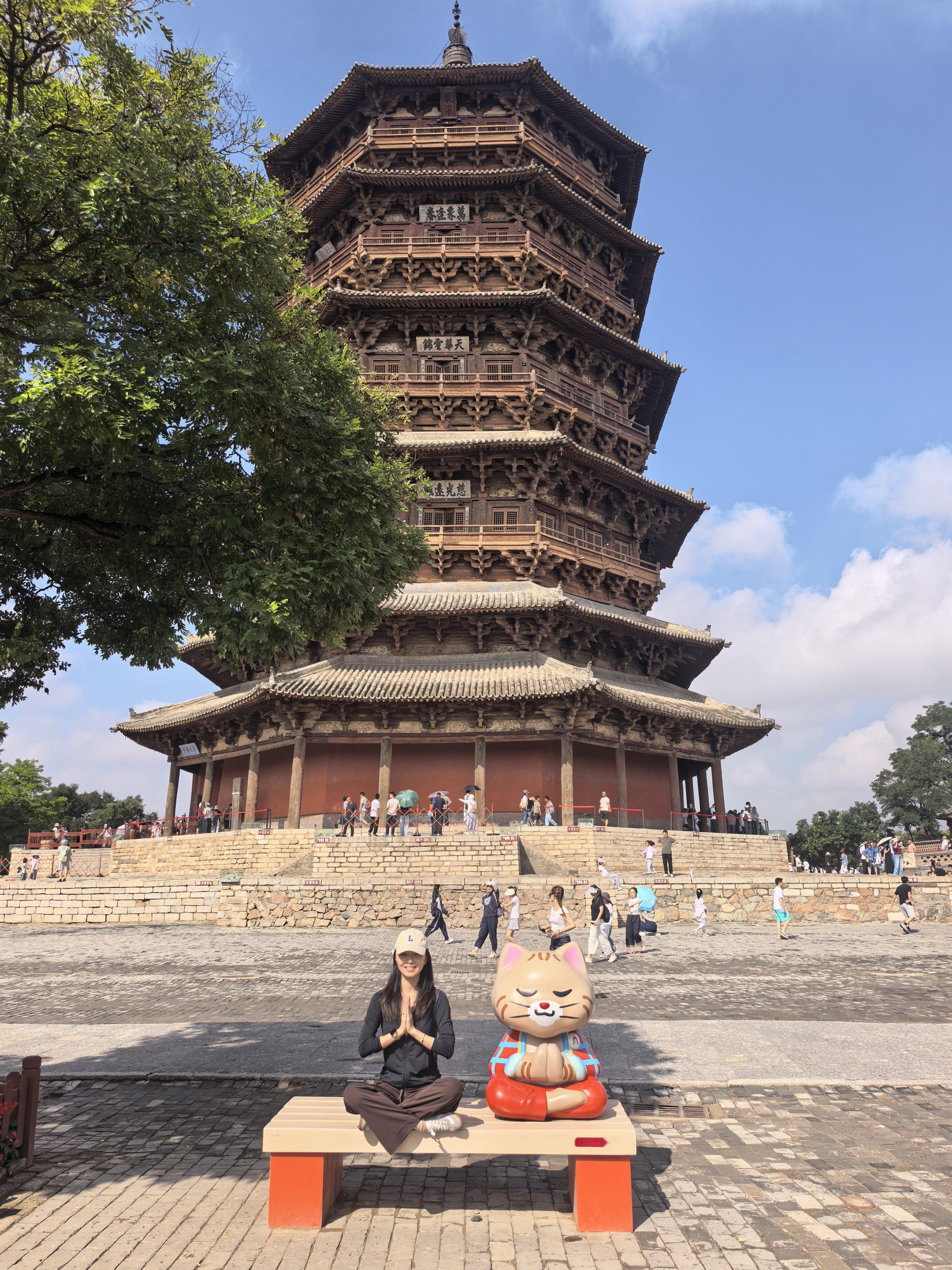 产出一些游客照📷 朔州·应县木塔(佛宫寺释迦塔)