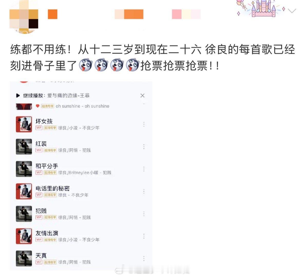 徐良的兵夹不住声也抢不到票 徐良的歌像青春期的密码，我们拼命模仿却总差那么点味道