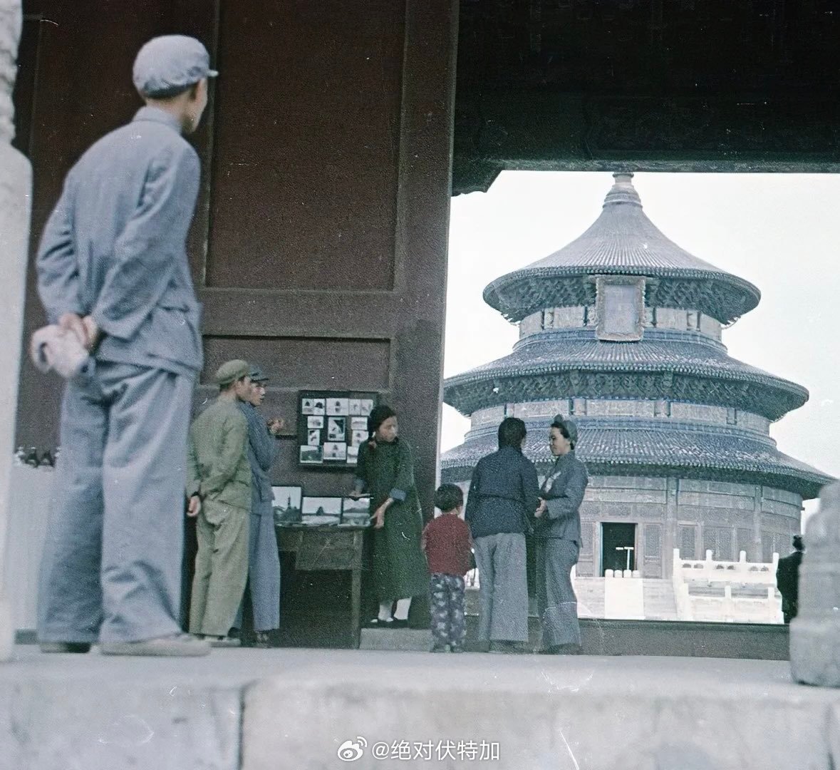 天坛1949-1950年，Vladislav Mikosha 拍摄天坛 北京 老