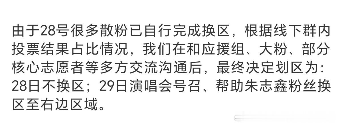 朱志鑫粉丝29号主攻区换到右边，欢迎各种粉籍都来找朱志鑫粉丝换🎫哦朱志鑫主攻区