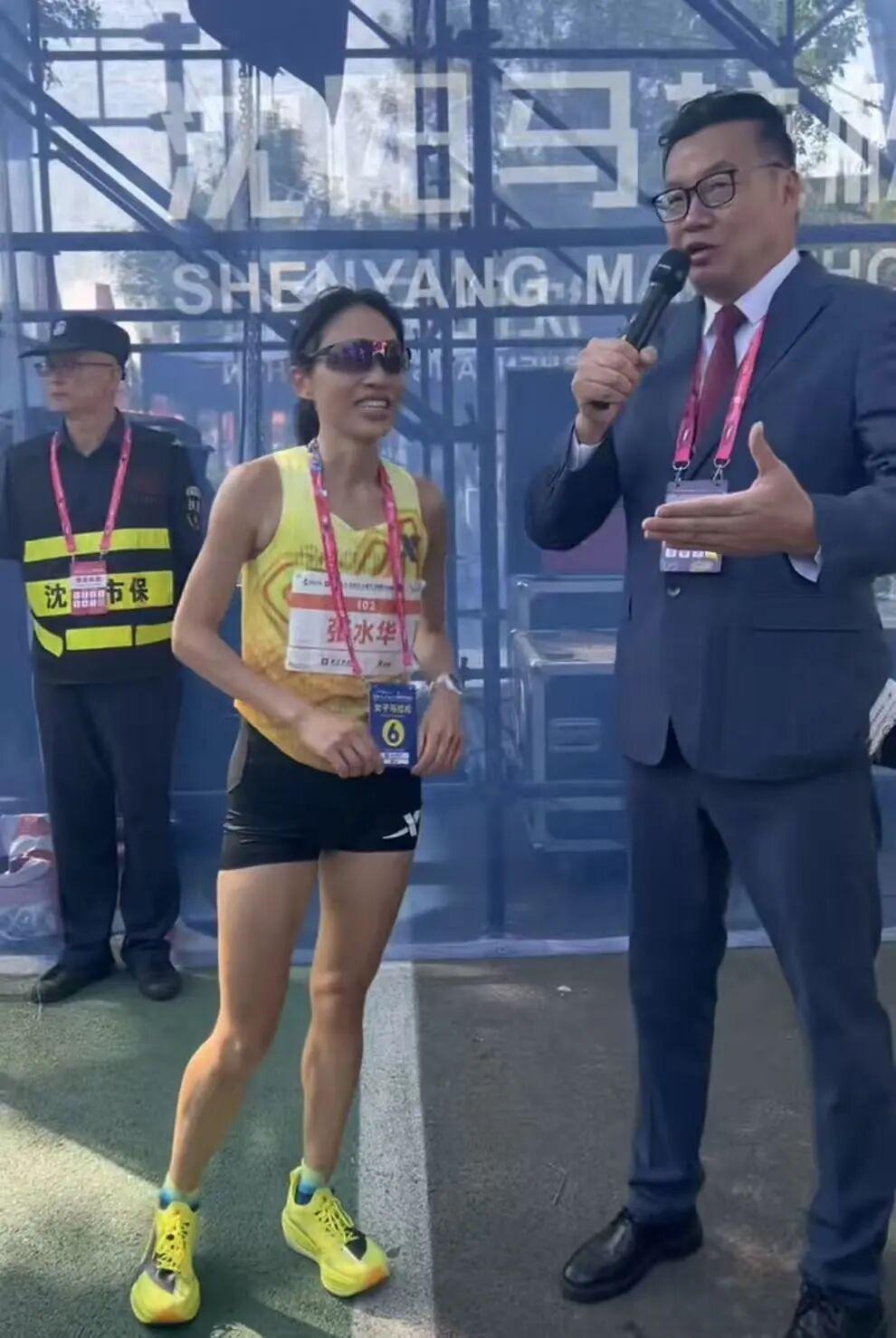 张水华准备好了吗？明年9月北京田径世锦赛马拉松是她为国争光的大好时机。
由于张水