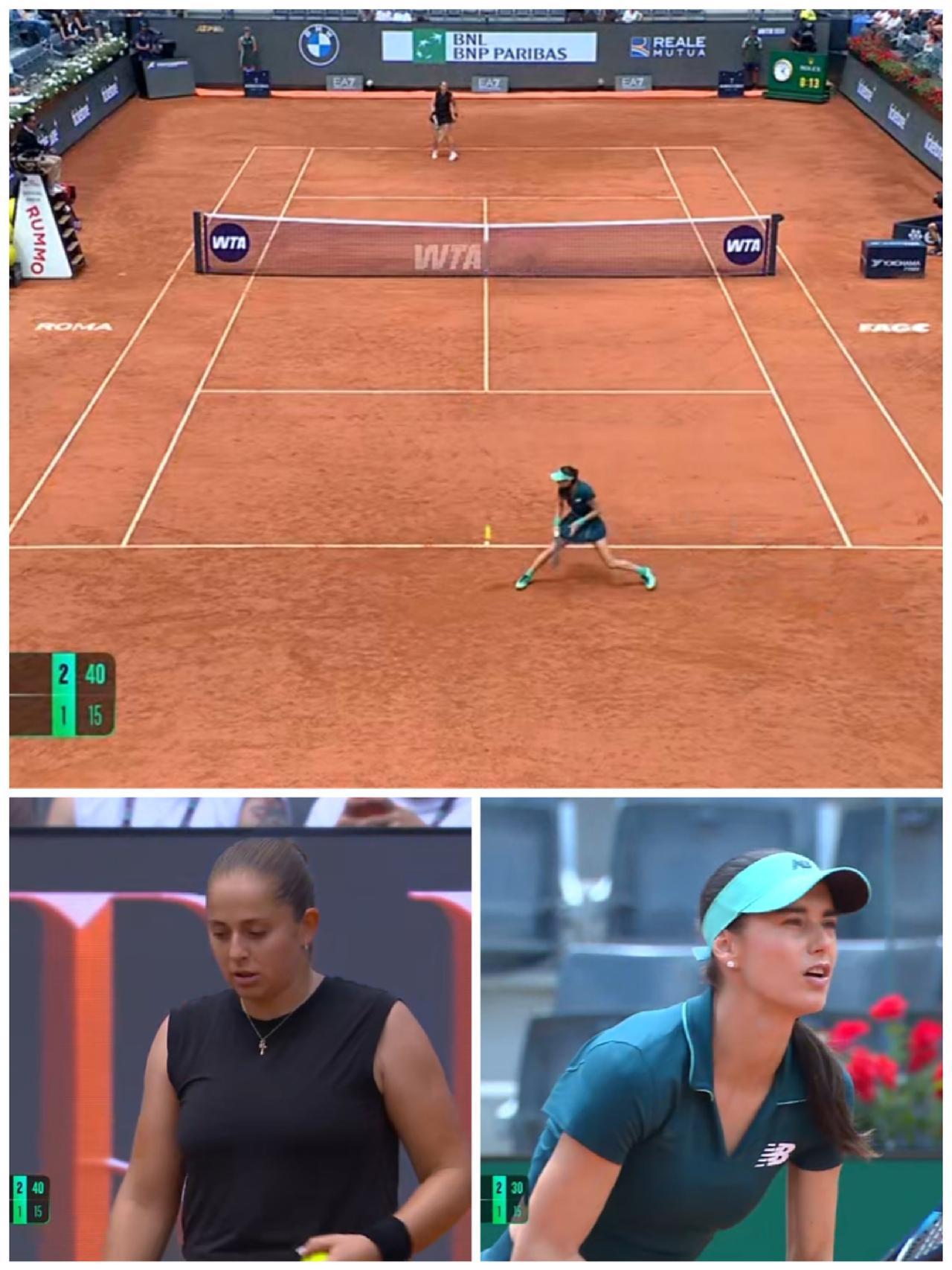 2026跟着网球🎾环游世界
     WTA罗马1000网球🎾公开赛八分之一