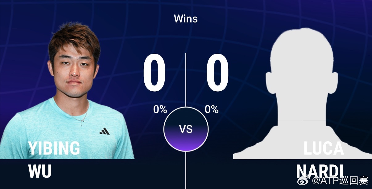 澳网2026 从资格赛突围的吴易昺将在正赛首轮对阵意大利选手纳尔迪。吴易昺晋级澳