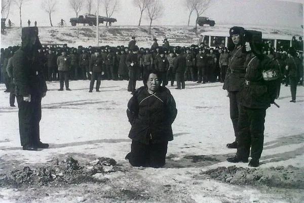 1980年哈尔滨，枪毙建国以来的最大贪污犯王守信。

王守信原是黑龙江省宾县燃料