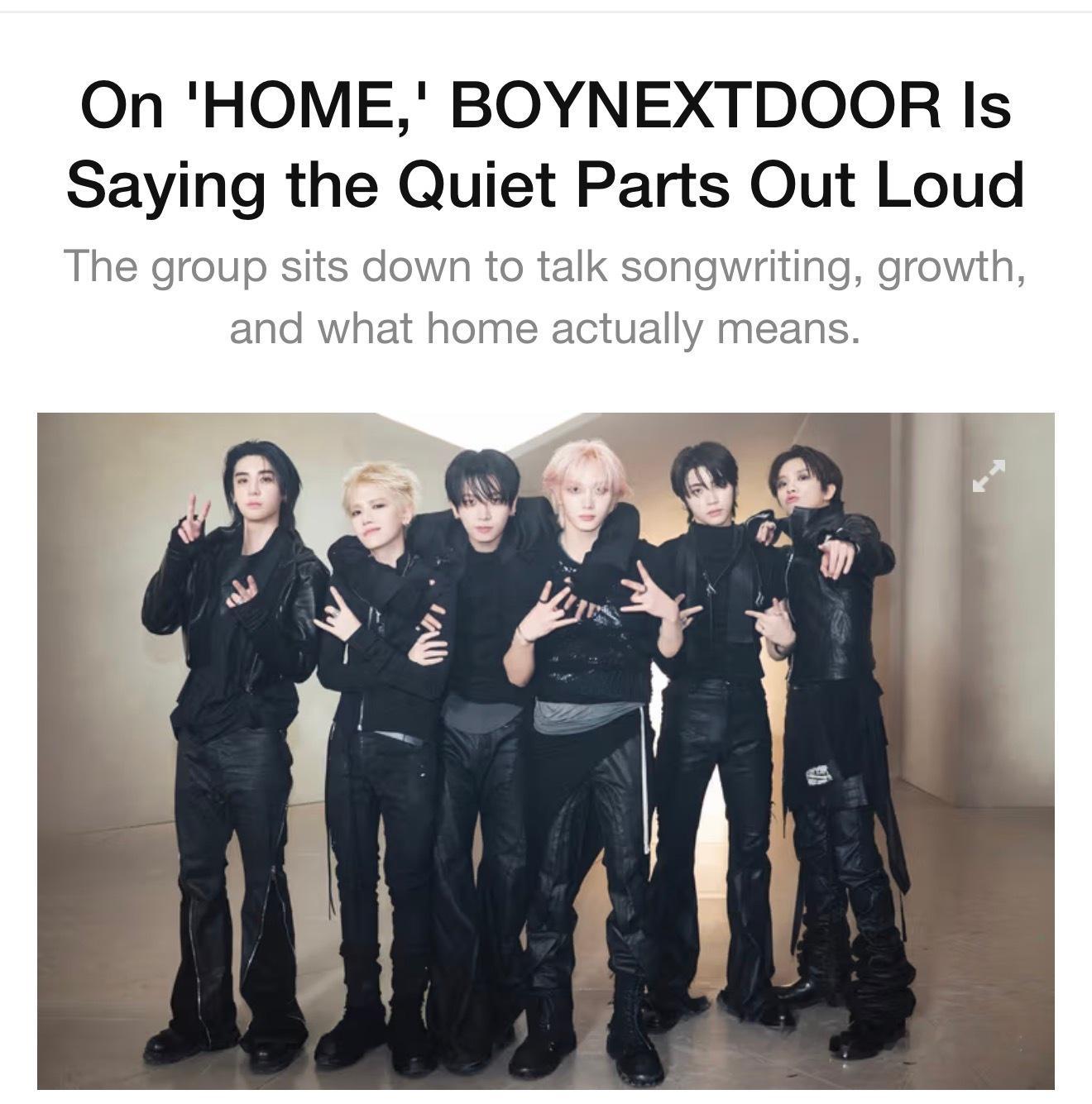 260618 | HYPEBEAST于『HOME』之中，BOYNEXTDOOR将