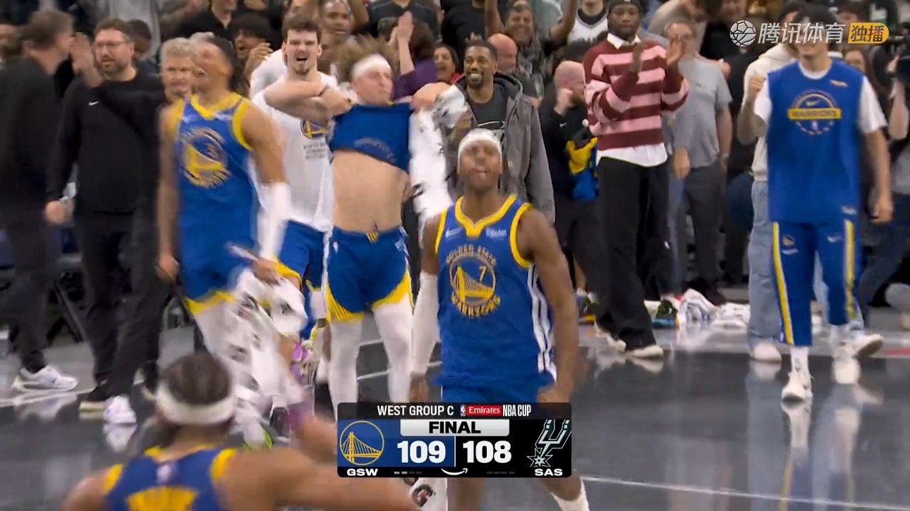 勇士109-108力克马刺，库里49分，福克斯……