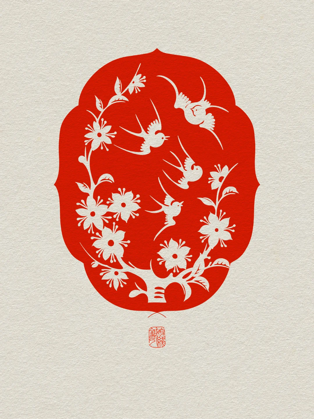 燕子桃花