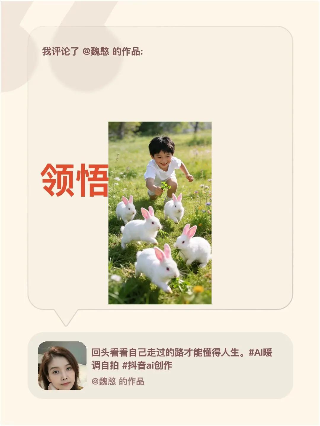 我评论了@魏憨 的作品：领悟人生
