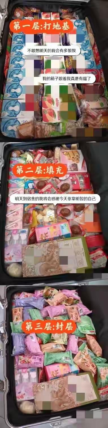 春节假期结束，大学生返校的壮观景象又出现了。高铁站、机场到处都是拖着大行李箱、背