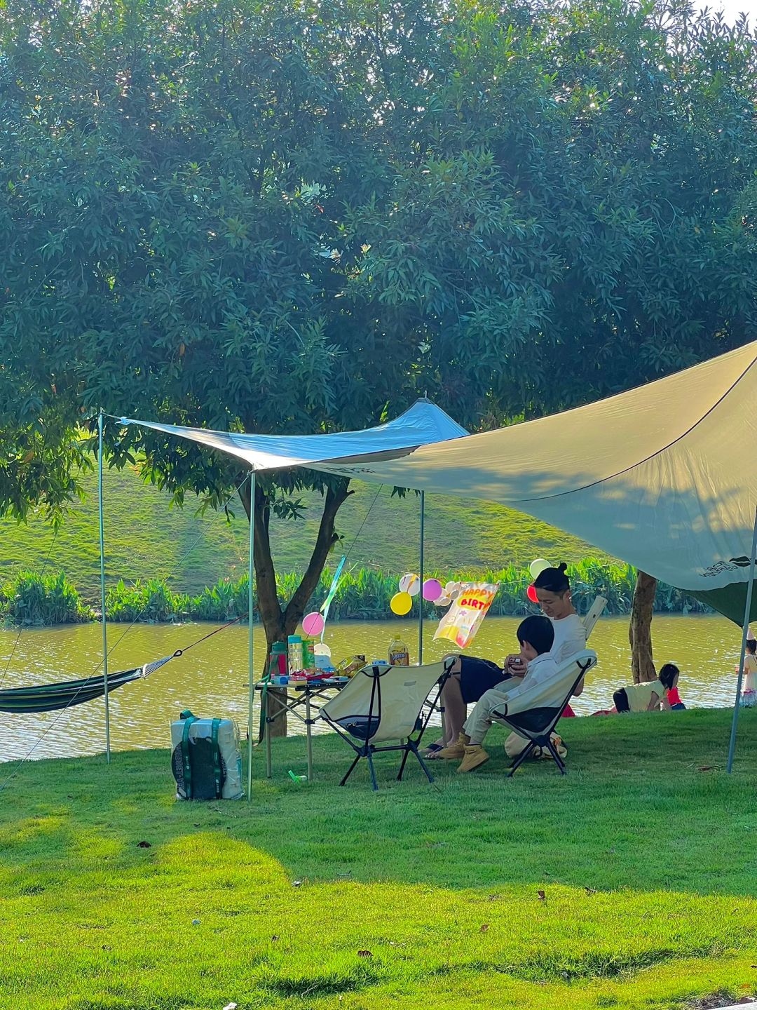 广州⛺️露营界绝绝子的存在！可明火、可钓鱼