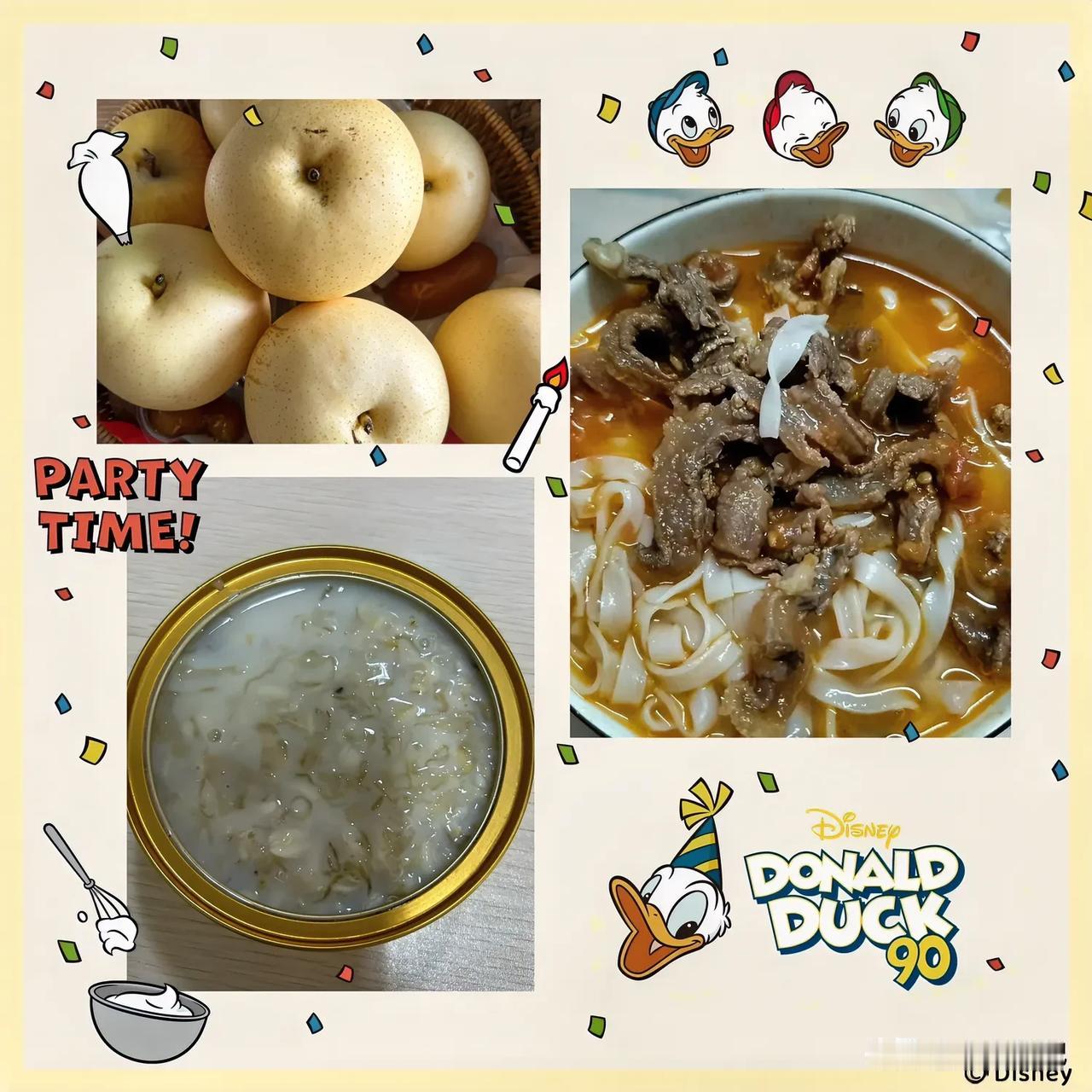 #每日三餐打卡#
早餐依旧简单，煮了牛肉河粉，
又开了一碗燕窝粥，营养又健康。
