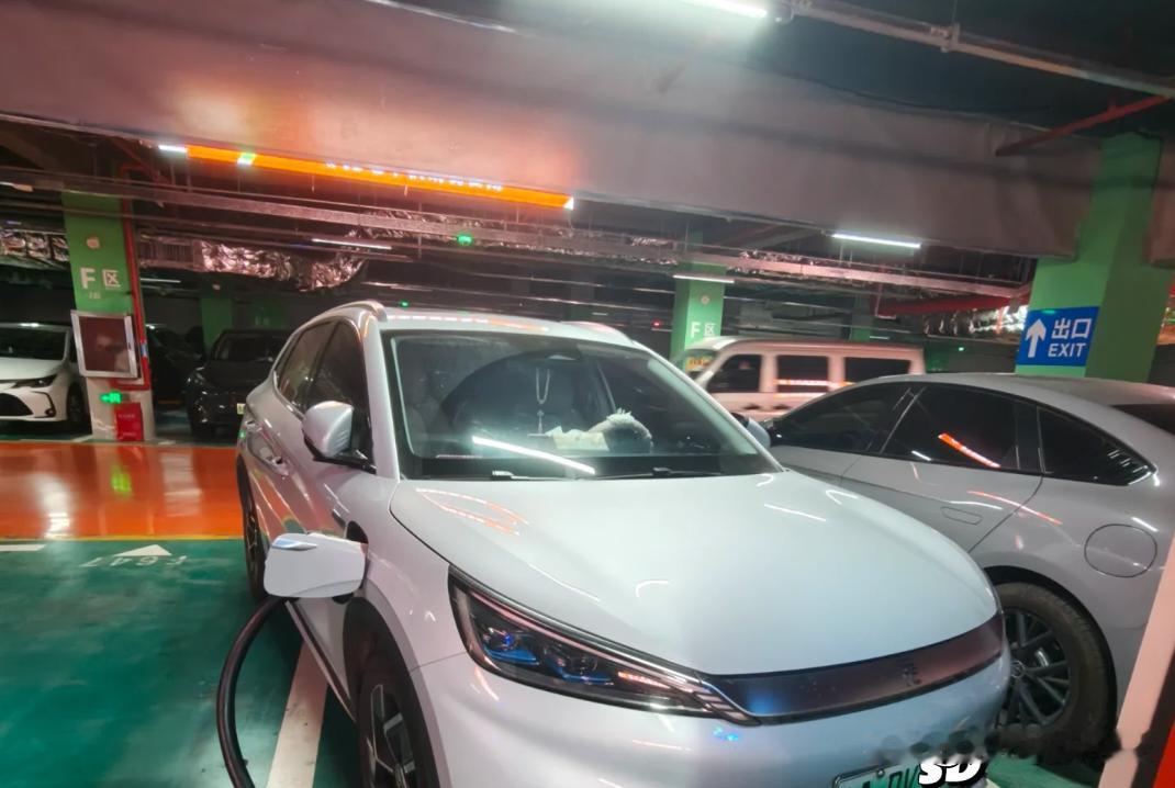 一车占俩充电桩车位（只剩这个车位），请下来挪车还说在楼上电影院看电影下不来，这种