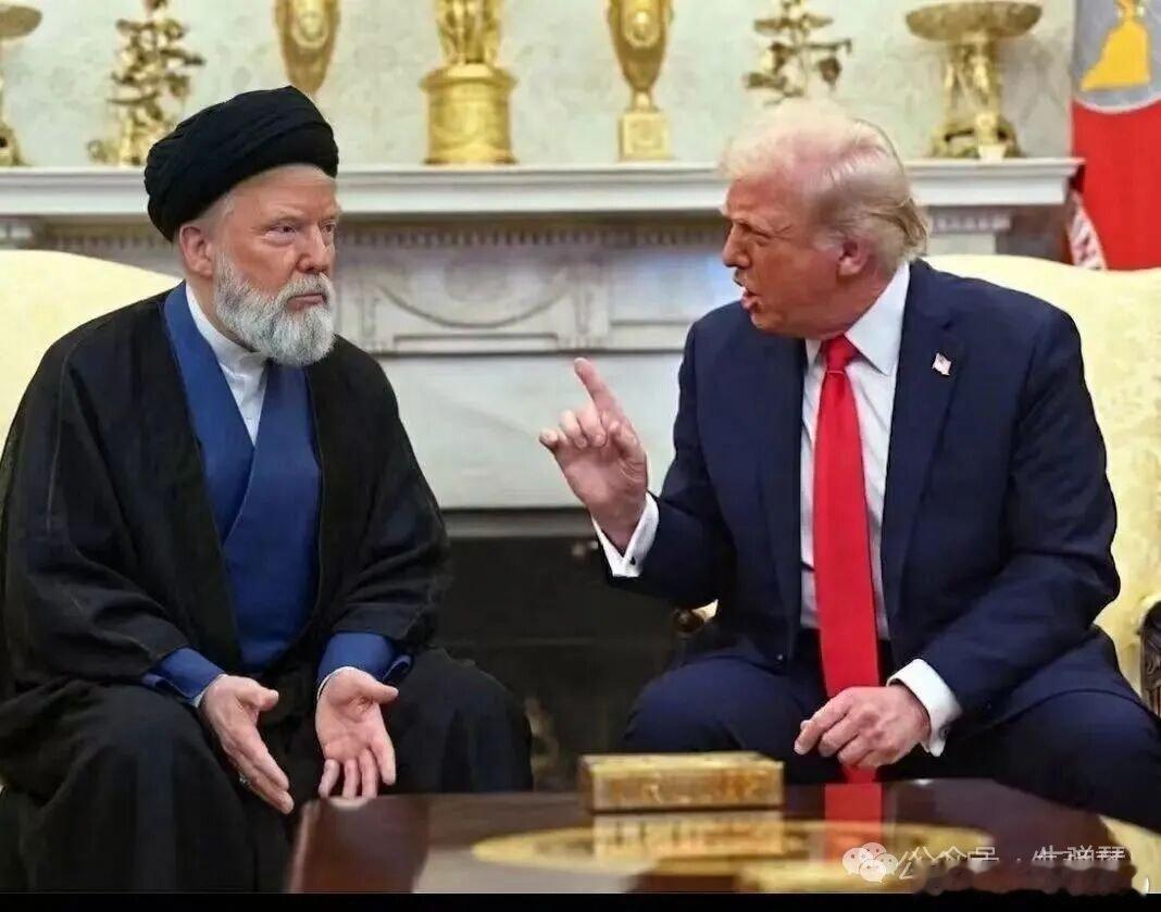 癔症患者特朗普称目前和伊朗关系非常良好。