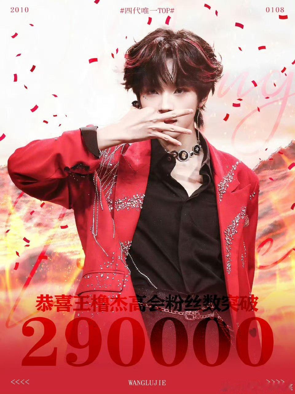 王橹杰高会粉丝破29w 王橹杰高会破29w哦莫哦莫！ 