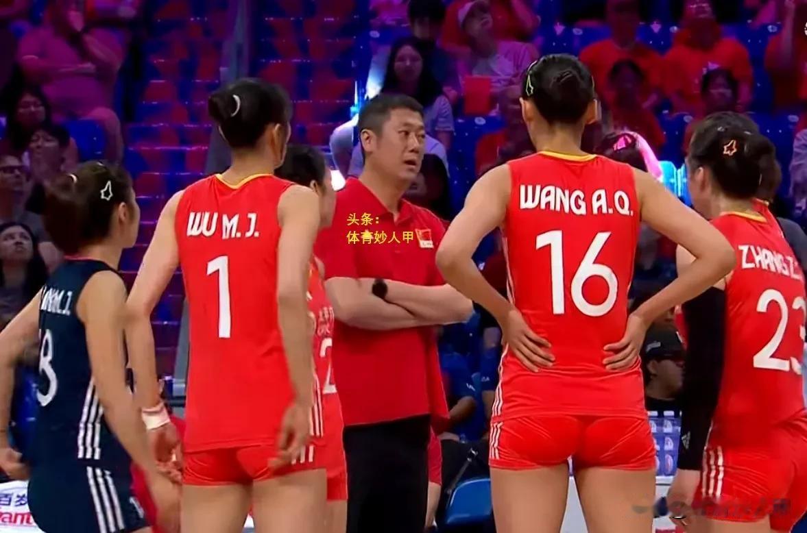 万万没有想到，中国女排主力球员0-2落后的情况下，年轻球员完成了3-2逆转，真的
