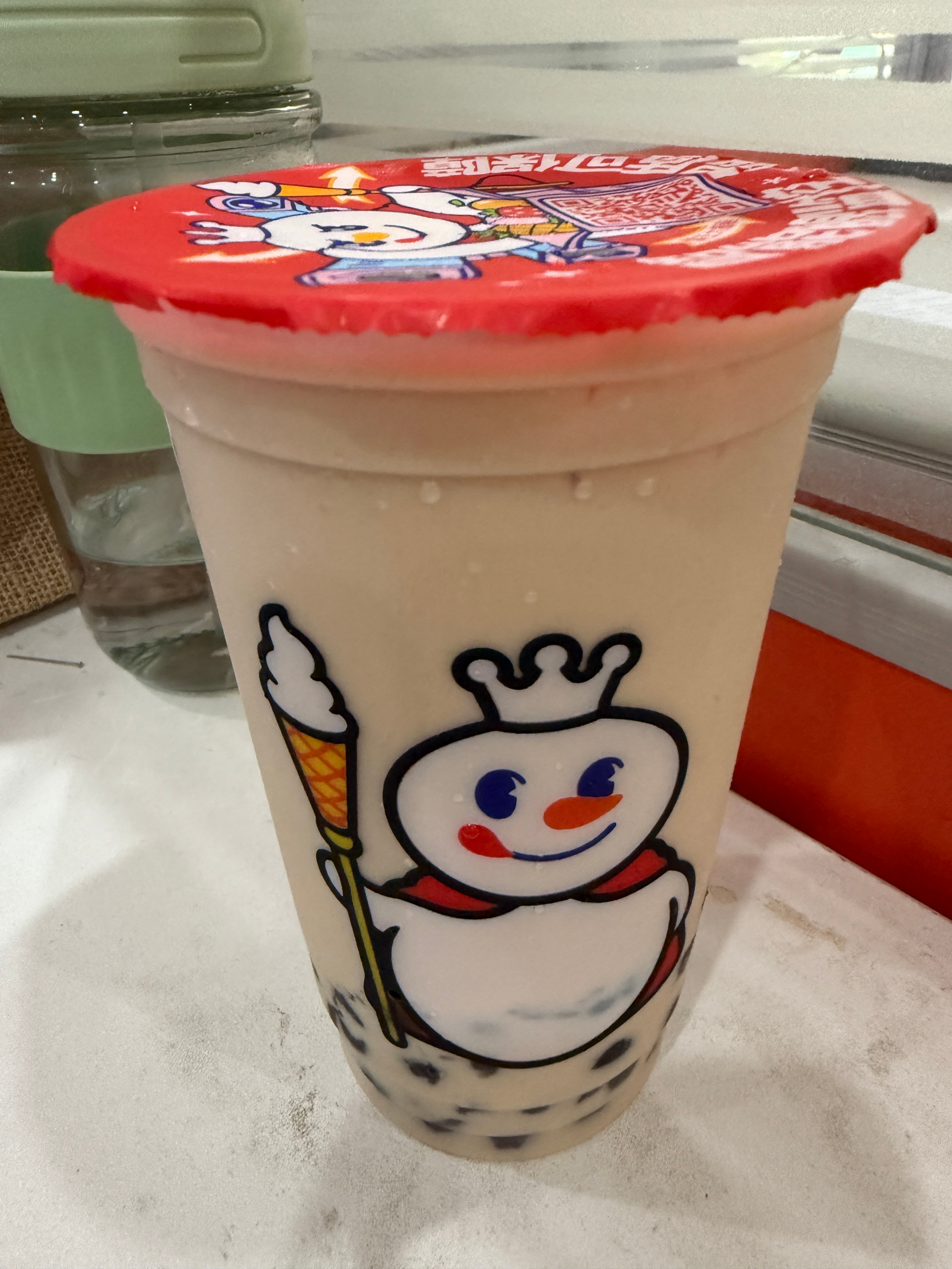 三分糖的冰冰奶茶🧋 ​​​