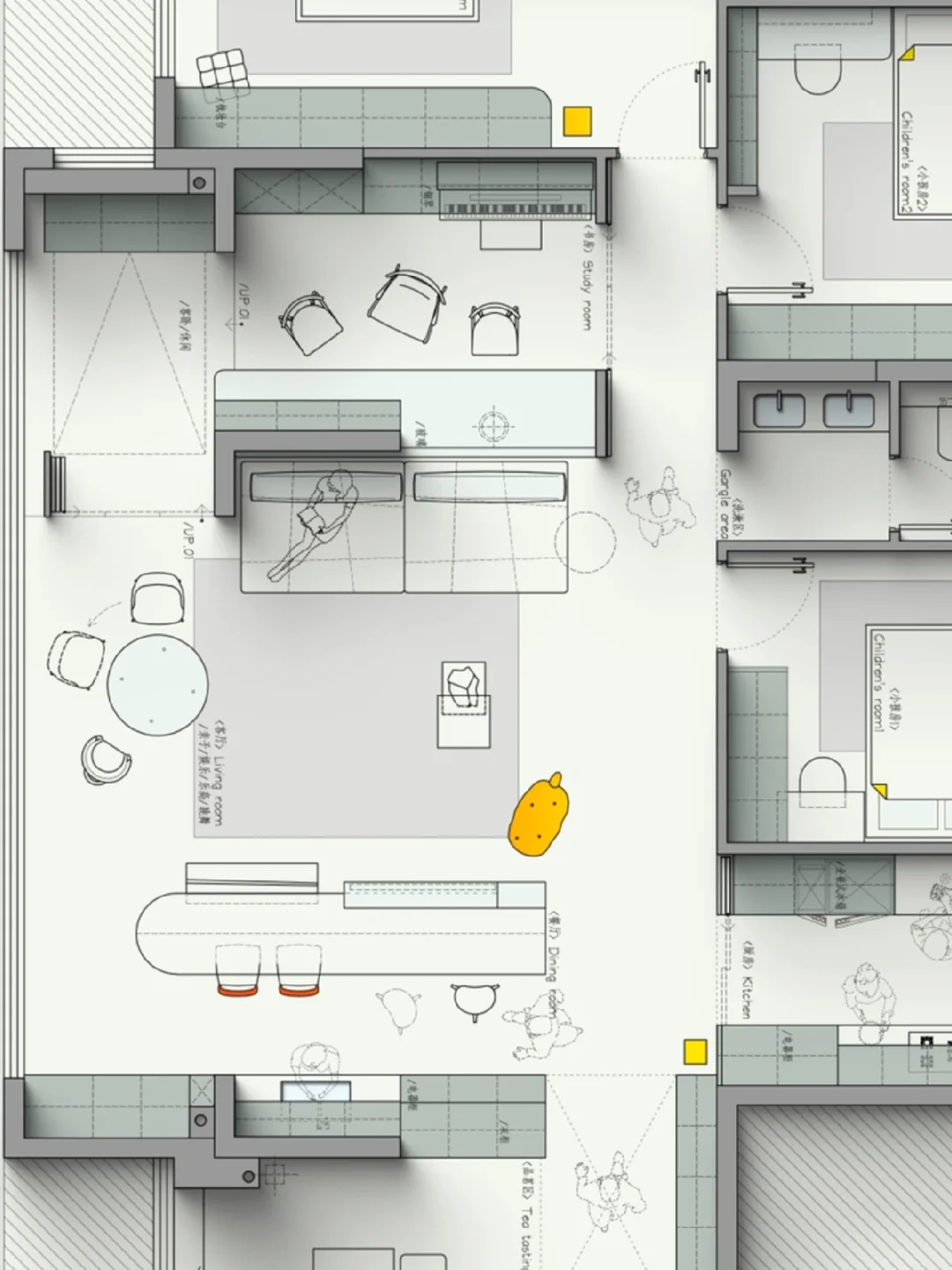 170㎡经典大平层！如何做出差异化布局！