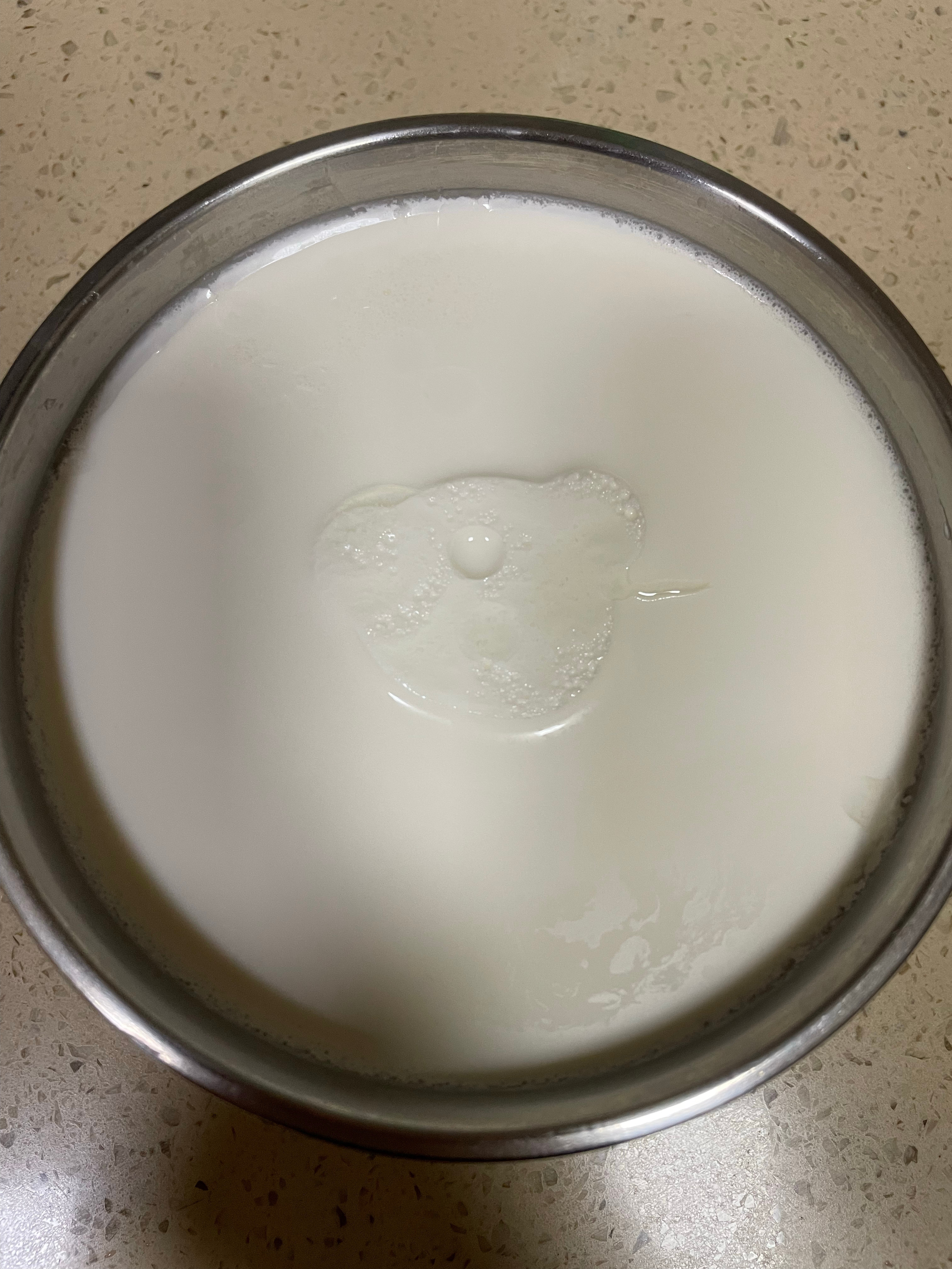 早餐🥣继续消耗家里粽子昨天在家自制无糖酸奶 就为了今天这口酸奶粽子 